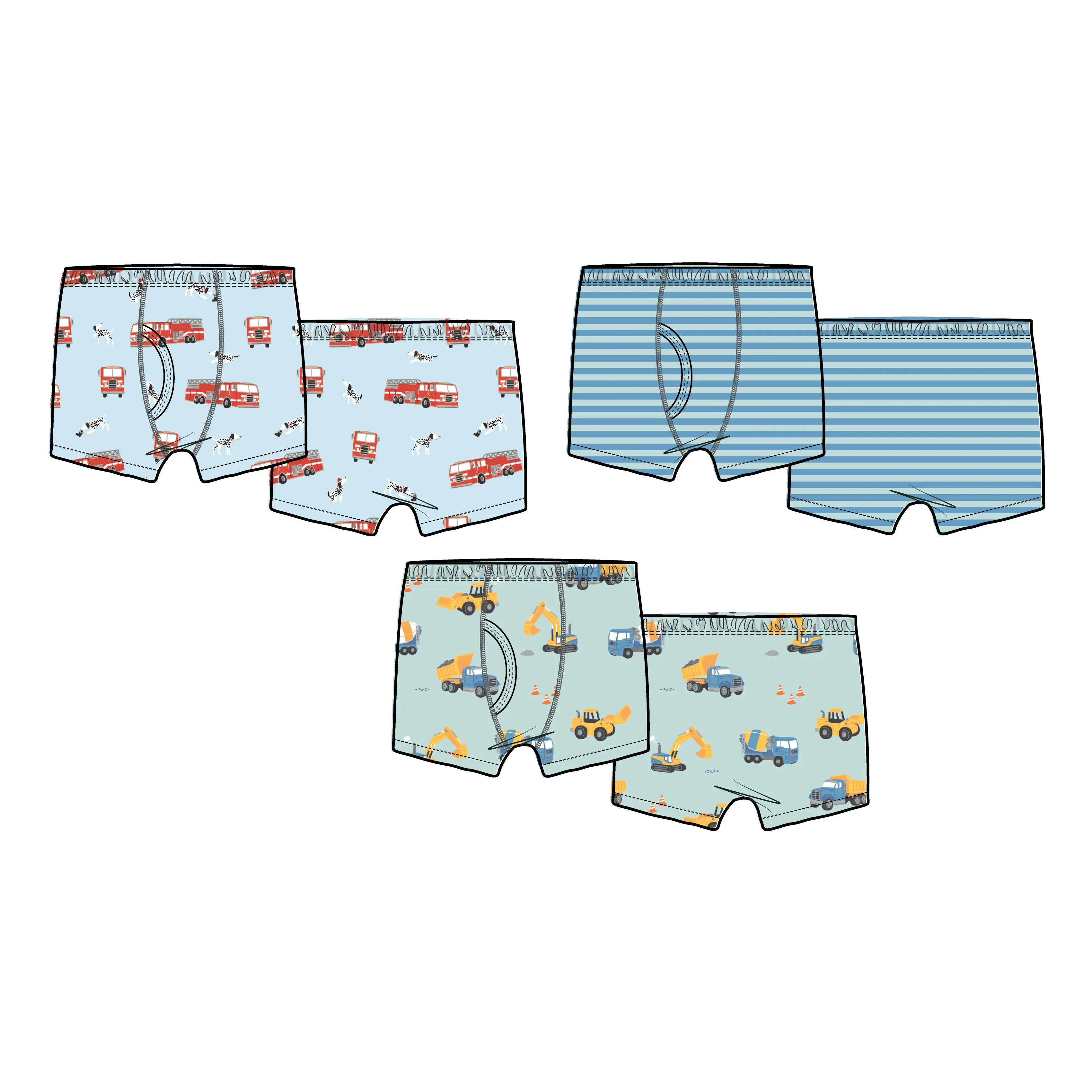 3 Pack Boxer Brief Set