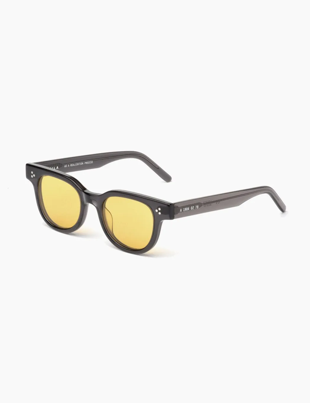 Akila Legacy Sunglasses - Onyx/Yellow Lens