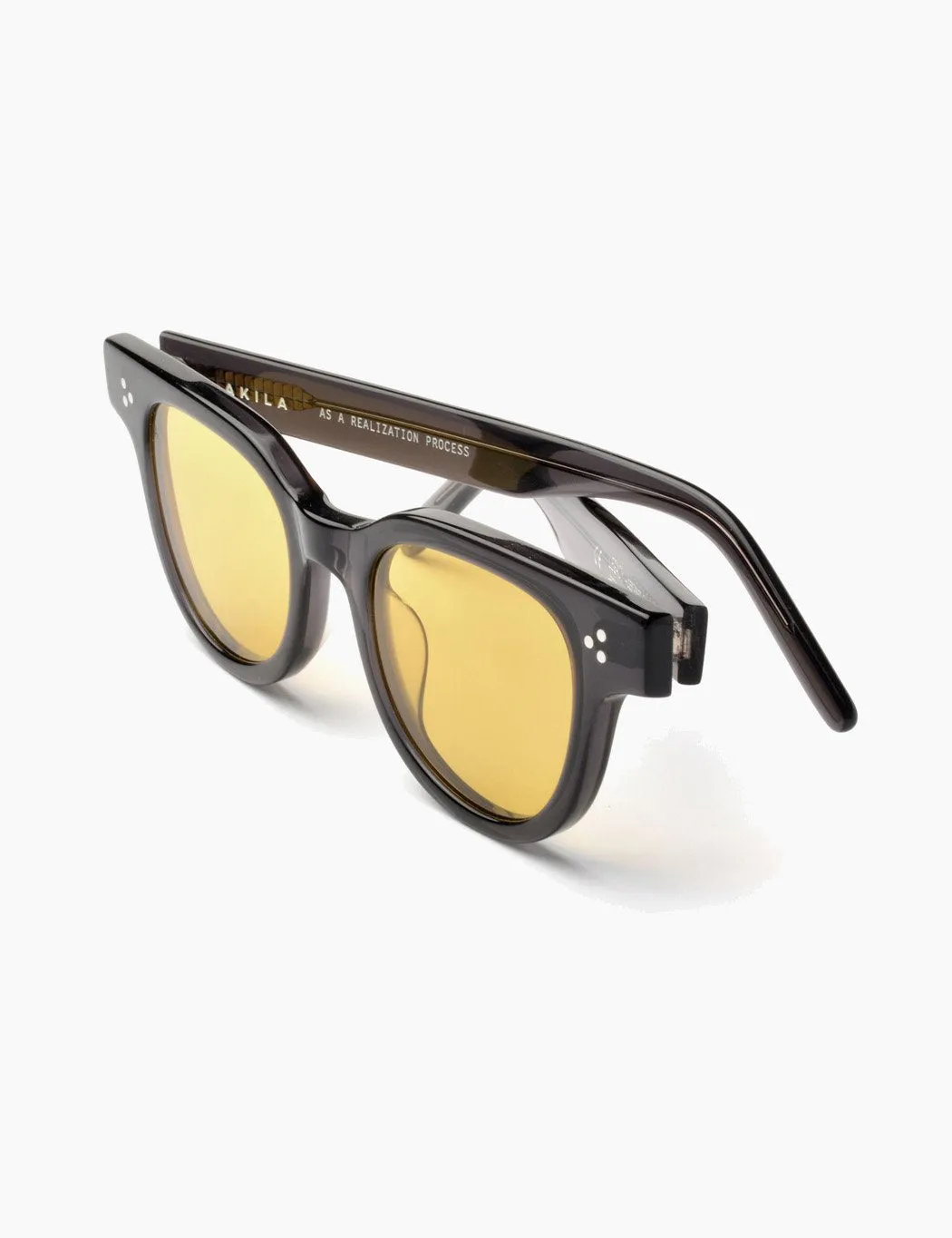 Akila Legacy Sunglasses - Onyx/Yellow Lens