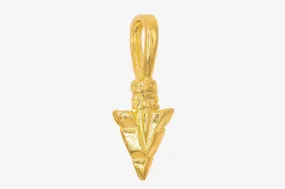 Arrowhead Charm Wholesale 14K Gold, Solid 14K Gold, G89