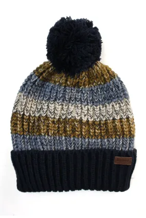 Barbour Mens Alderly Stripe Beanie Hat