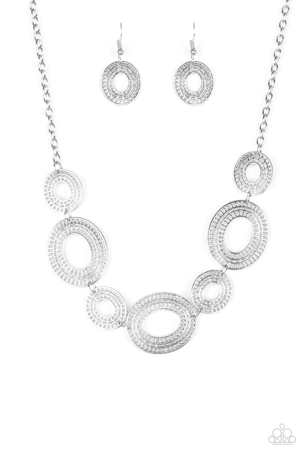 Basically Baltic - Silver Paparazzi Necklace