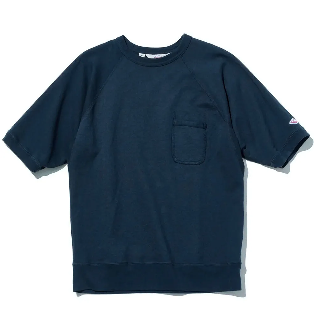 BATTENWEAR Short Sleeve Reach Up Sweatshirt Navy