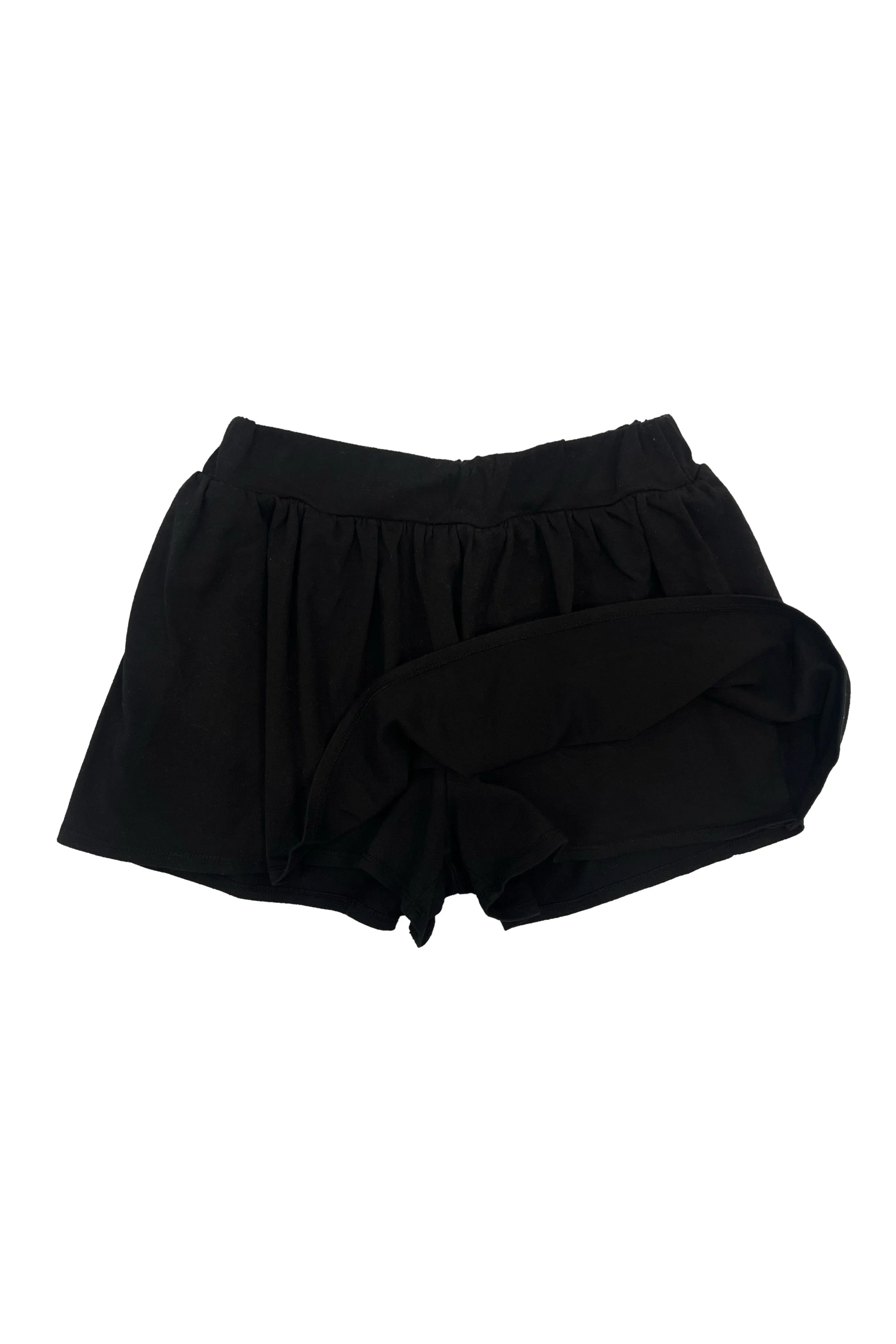 Black Flowy Skort