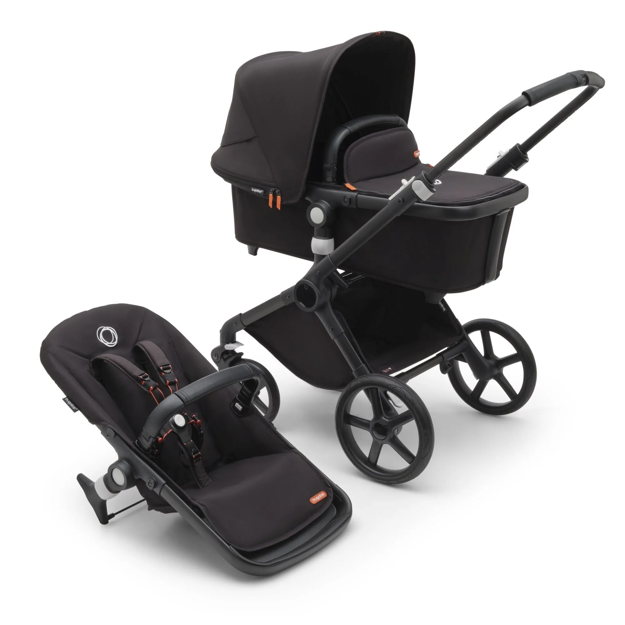 Bugaboo Fox Cub Complete - Black/Midnight Black/Midnight Black