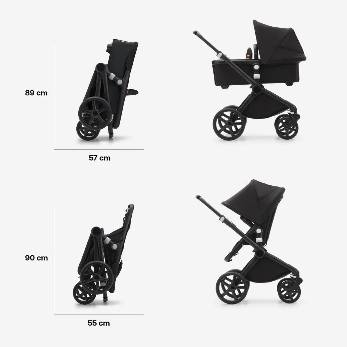 Bugaboo Fox Cub Complete - Black/Midnight Black/Midnight Black