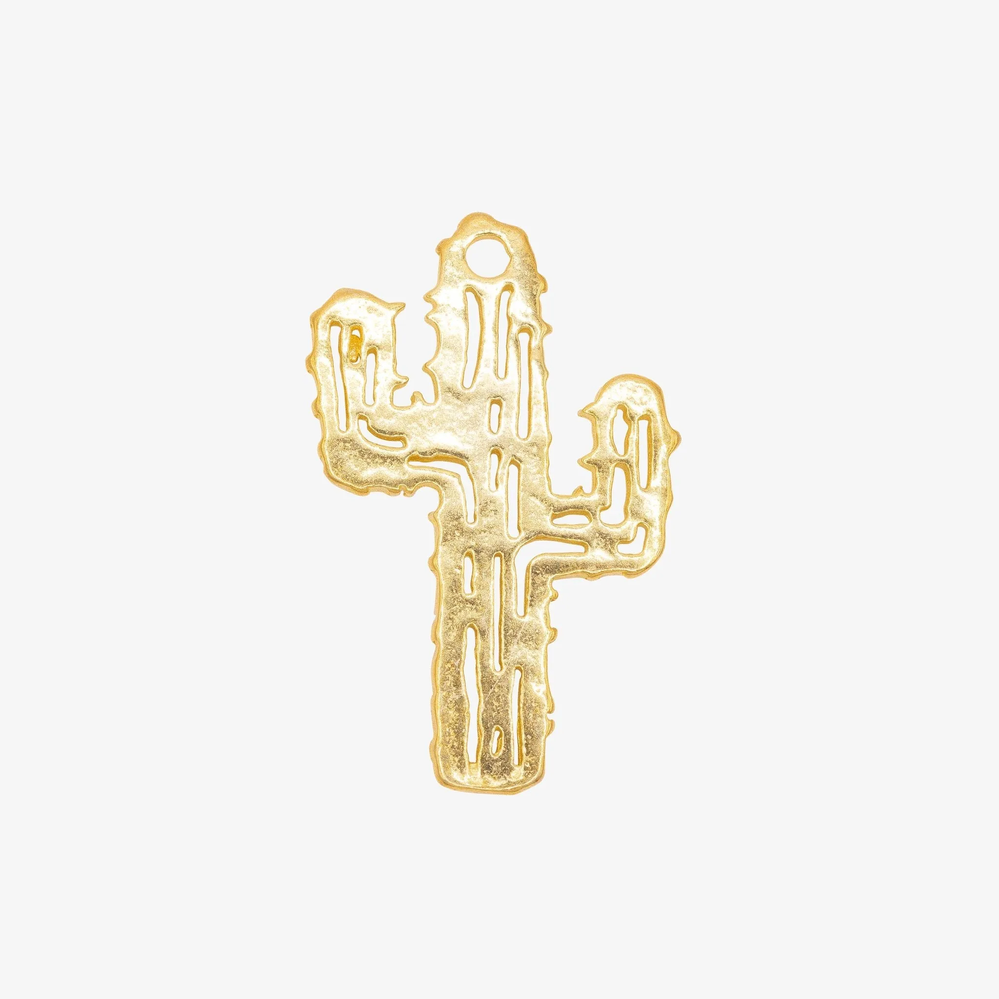 Cactus Charm Wholesale 14K Gold, Solid 14K Gold, 340G