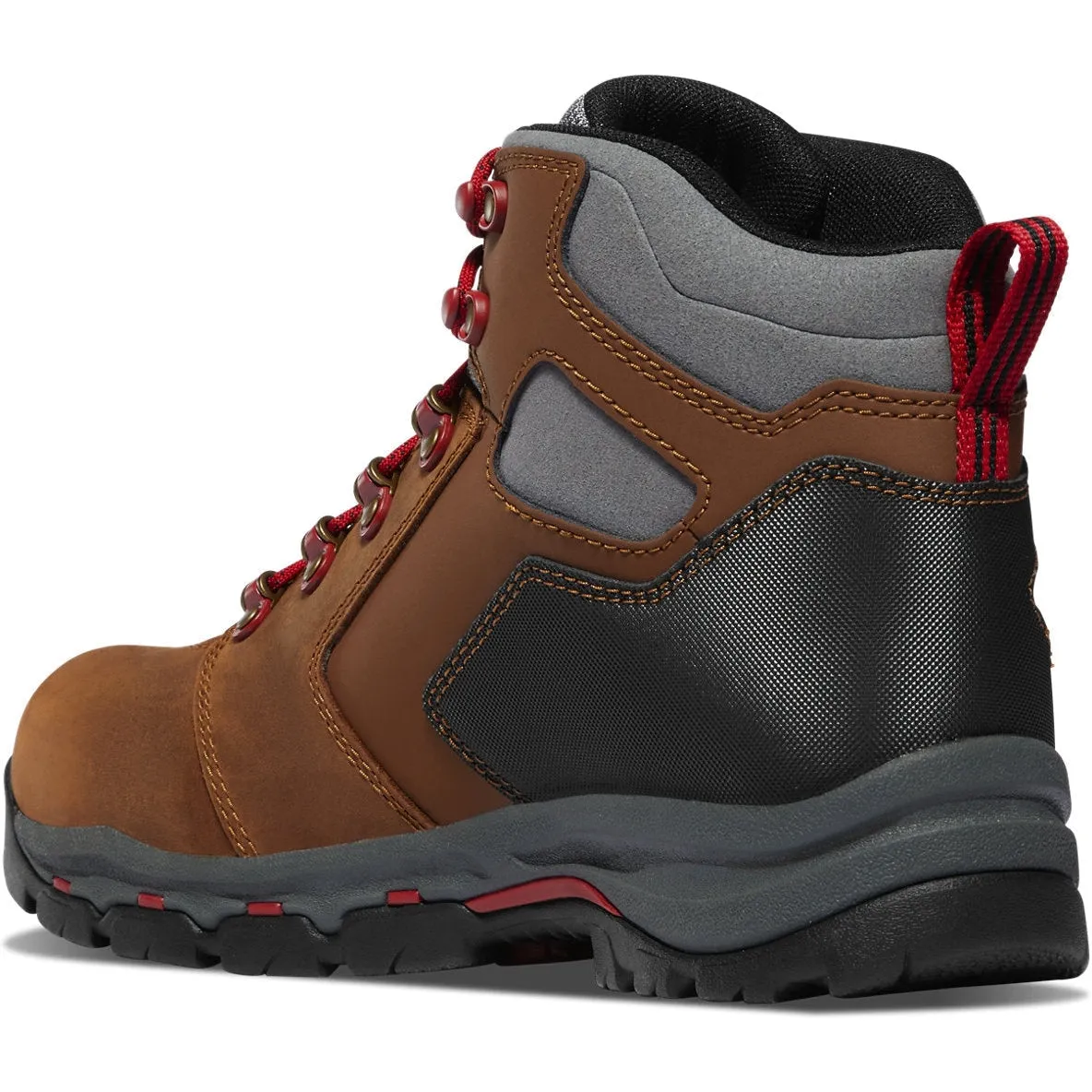 Danner Men's Vicious 4.5" Comp Toe WP Slip Resist Work Boot -Brown- 13882