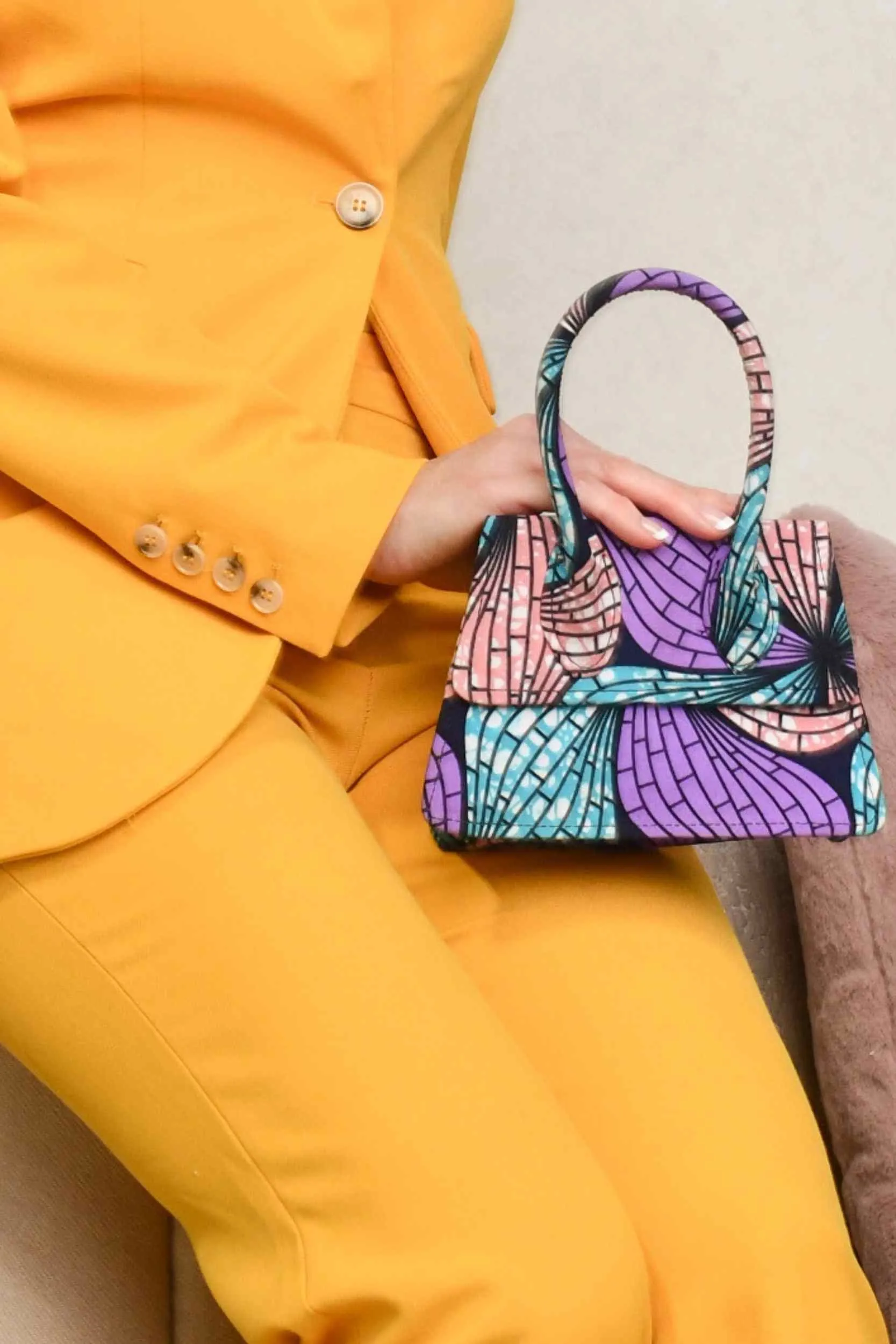 ENELA African Print Mini Bag