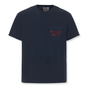 Gallery Dept. Chest Logo Black Pocket T Shirt