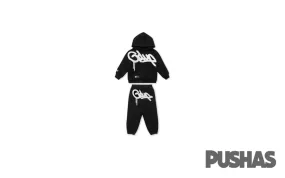 Geedup Handstyle Kids Tracksuit 'Black White'