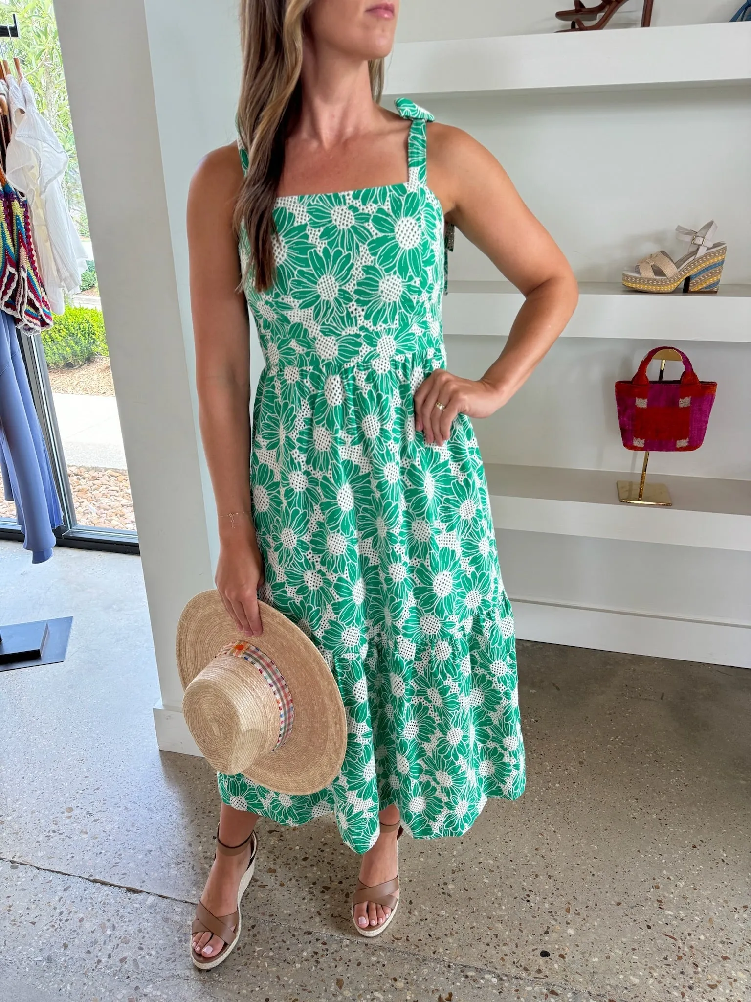 Green Zenith Maxi Dress