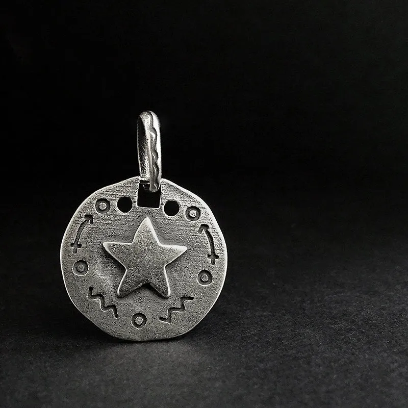 Hope Pendant Necklace Men's Inspirational Jewelry 925 Stamped Silver