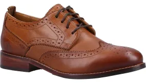 Hush Puppies Natalia Womens Leather Lace Up Brogue