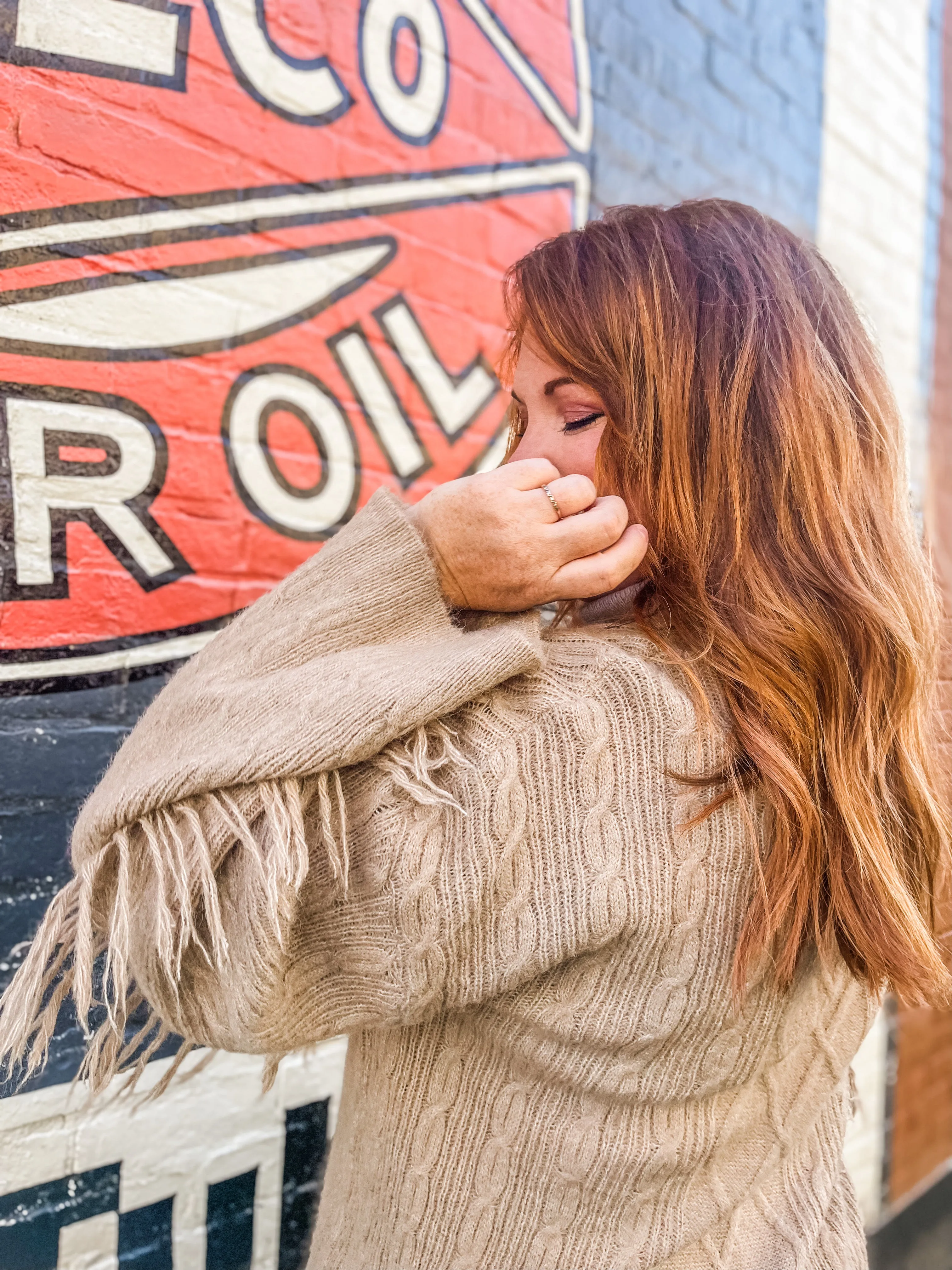 Joplin Fringe Collared Sweater