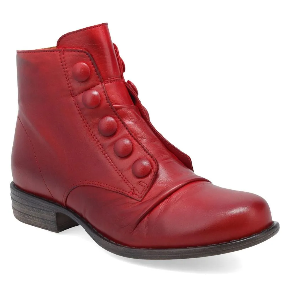 Miz Mooz Women's Louise Red Leather