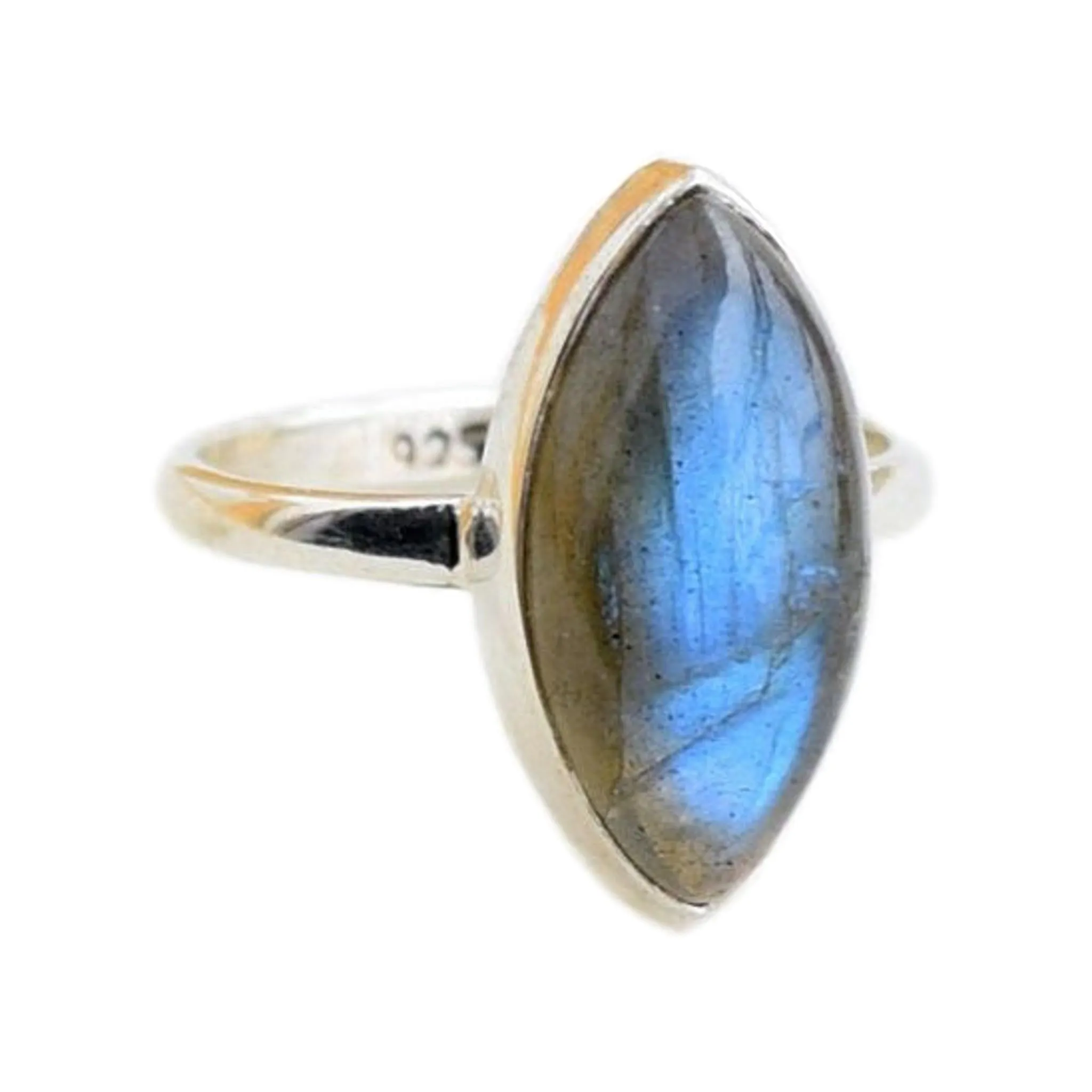 Navya Craft Labradorite 925 Solid Sterling Silver Handmade Ring