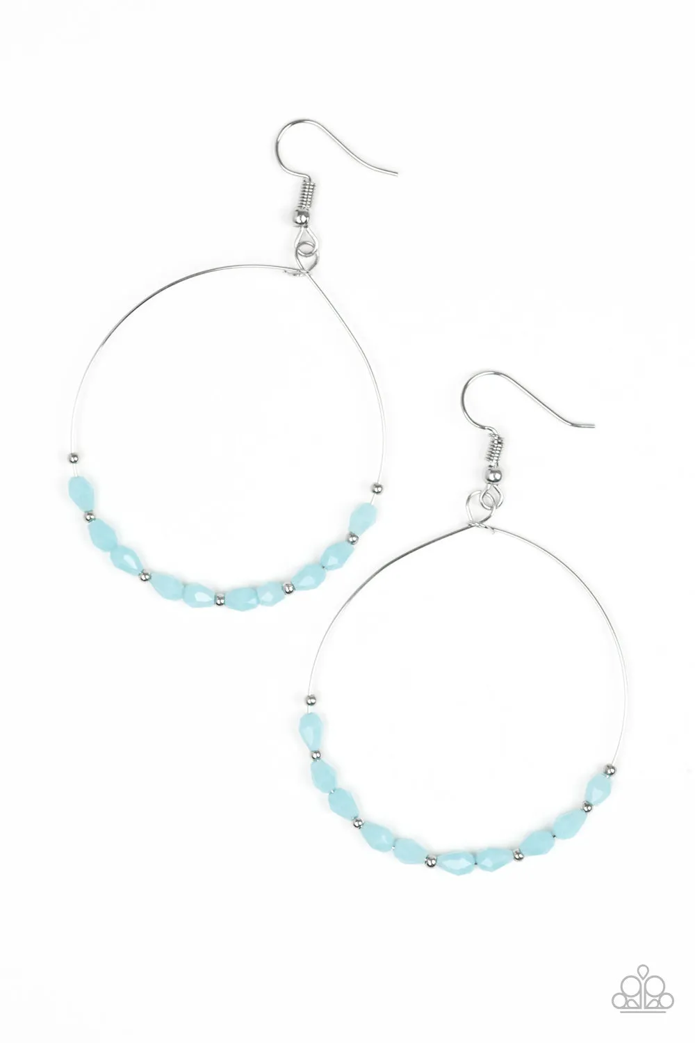 Paparazzi Prize Winning Sparkle Blue Earrings