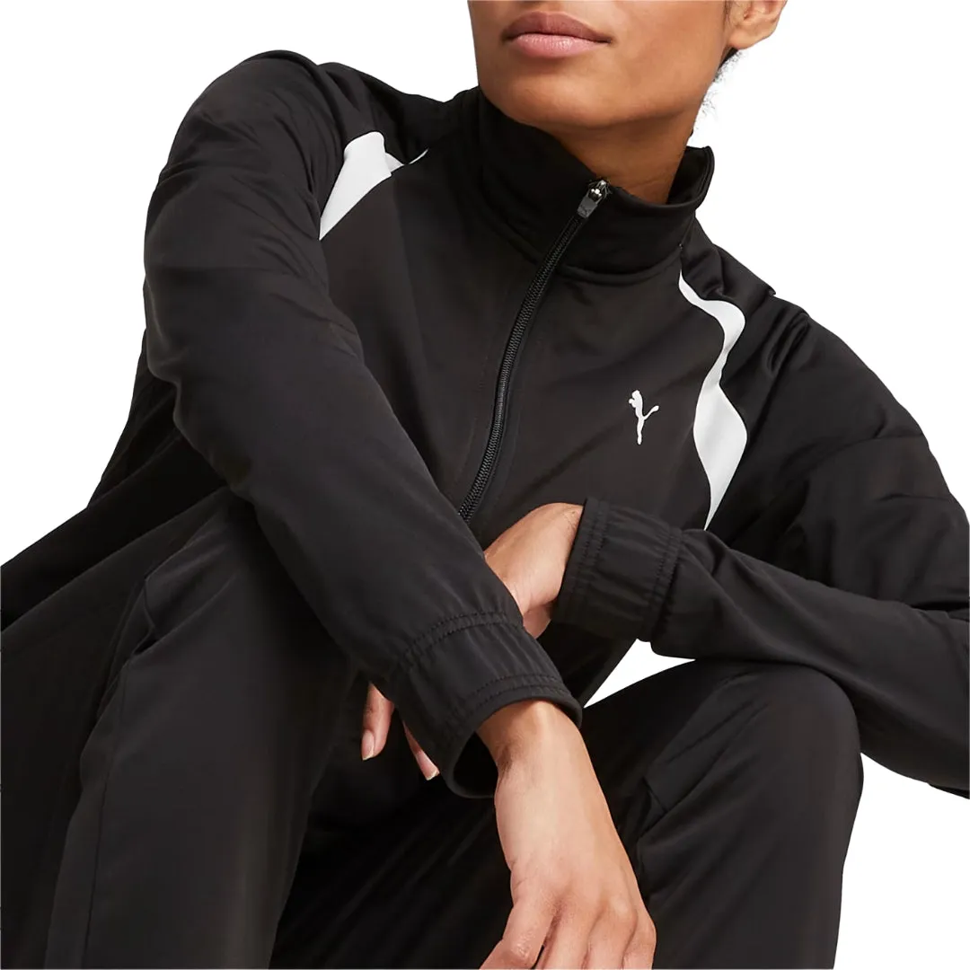 Puma women's tracksuit in acetate Classic Tricot Suit 580495 01 black