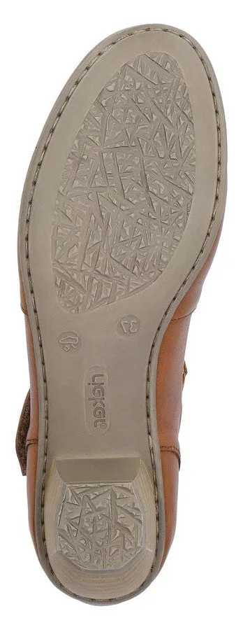 Rieker 41779-25 Womens Leather Touch-Fastening Shoe