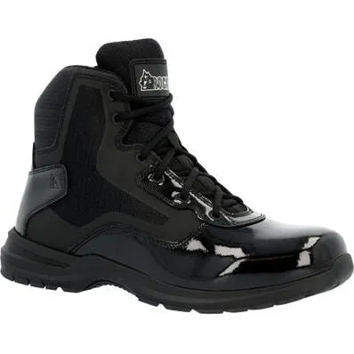 Rocky Men's Cadet 6" Side Zip Public Service Duty Boot -Black- RKD0105