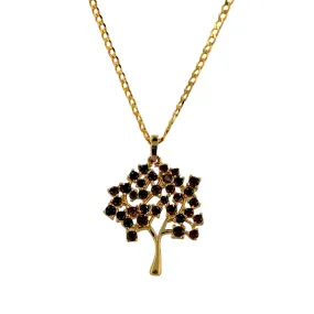 Set 10k Chain tree pendant