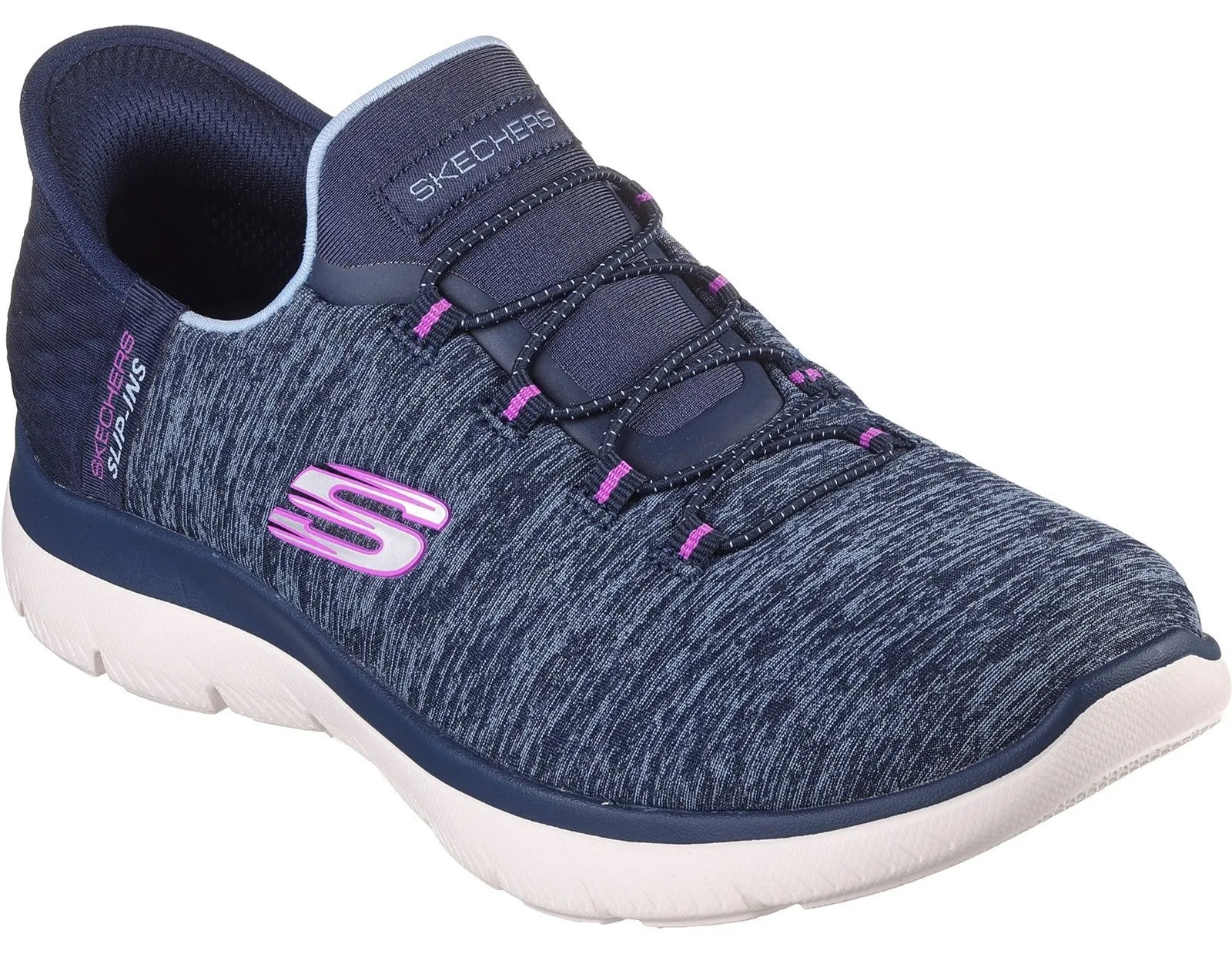 Skechers Slip-Ins 149937W Summits Dazzling Haze Womens Wide Fit Trainer