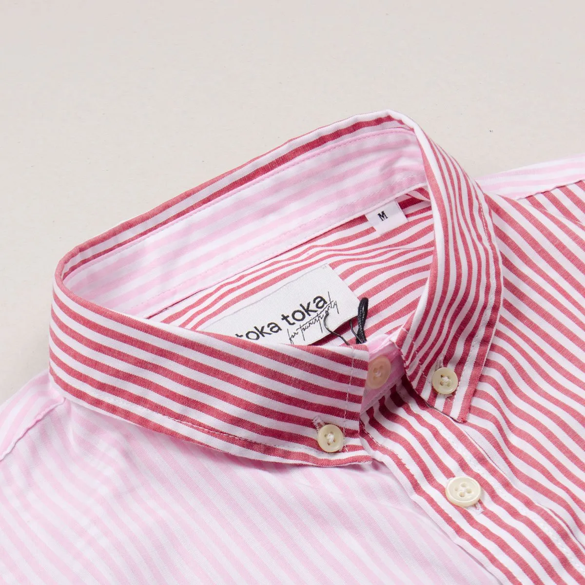 Toka Toka - Peter Parasol Shirt - Multi (Pink Stripes)