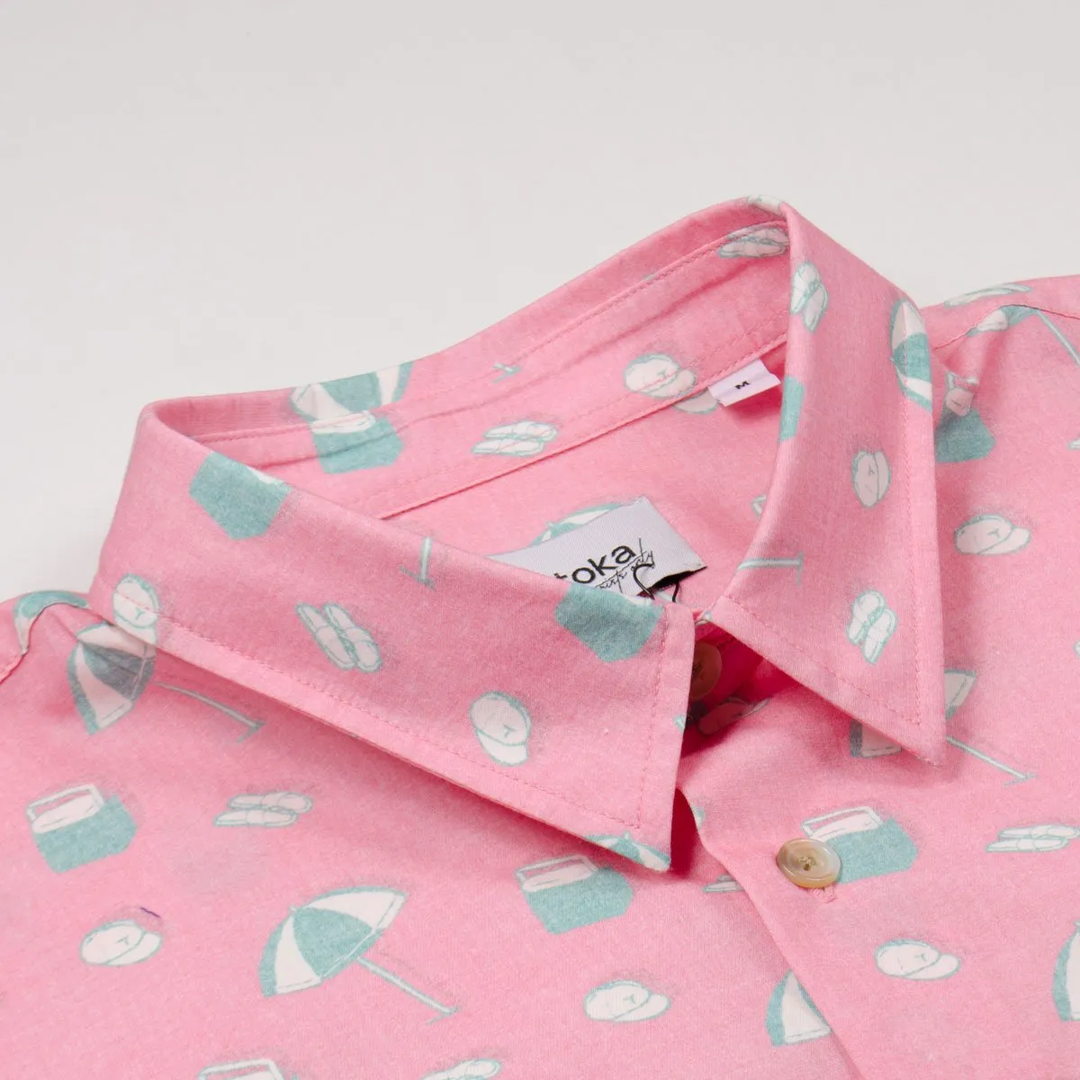 Toka Toka - Ringo Short Sleeve Shirt - Plage Pink