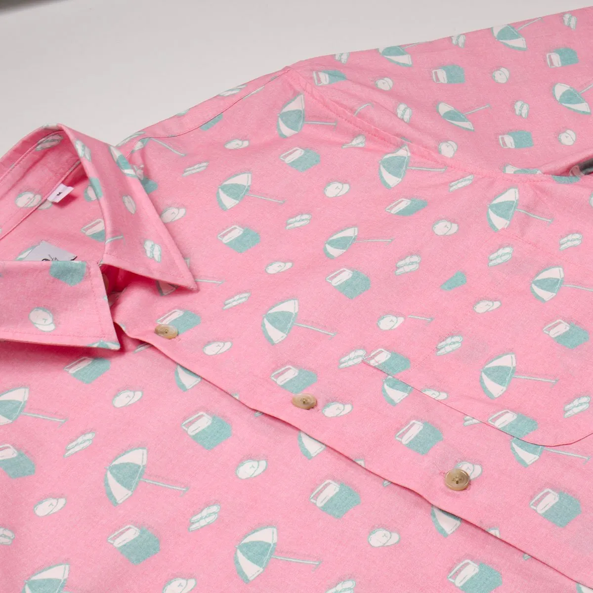 Toka Toka - Ringo Short Sleeve Shirt - Plage Pink